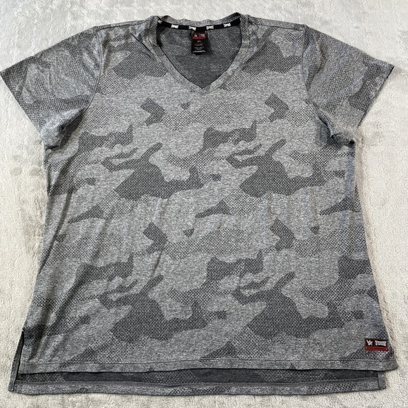 Tapout‎ WWE Shirt Womens XL Gray Camo Lightweight Tee - Picture 1 of 9